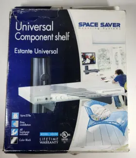 50500 SPACE SAVER Dvd Vcr Mount Shelf Strap
