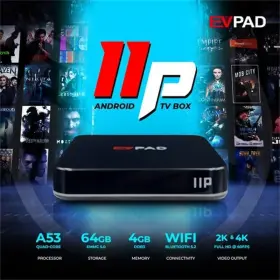 EVPAD-11P SUPERBOX Tv Box Ultra Ram Lan Channels 64GB
