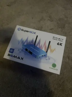 S6MAX SUPERBOX Smart Tv Box Ultra Android Streaming