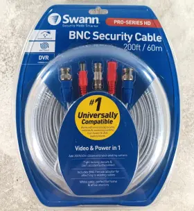 SWPRO-60MTVF-GL SWANN Fire Bnc Video Power Extension Cable