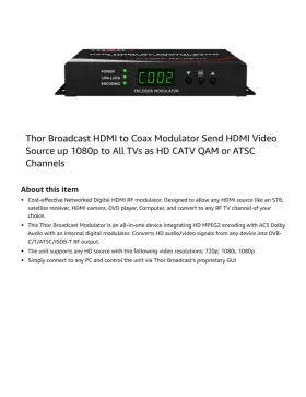 03DFF THOR Broadcast Hdmi Rf Petit Modulator