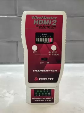 3256 TRIPLETT Wiremaster Cable Tester Hdmi Transmitter Rx #3