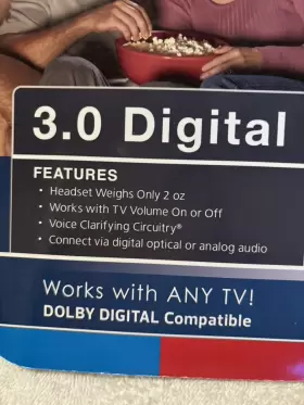 760895 TV EARS Digital Wireless Headset Hearing #2