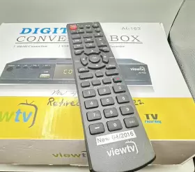 AT-163 VIEWTV Digital Tv Convertor Set Top Box Analog Remote #3