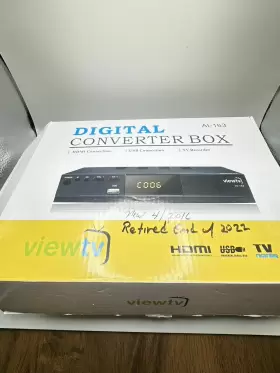 AT-163 VIEWTV Digital Tv Convertor Set Top Box Analog Remote