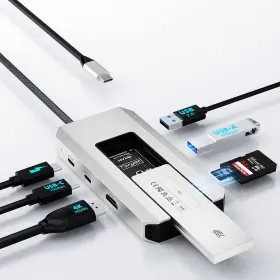 WL-UHP3420 WAVLINK Usb Hub Nvme Sata Ssd Enclosure Hdmi