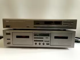 K-60 YAMAHA Natural Sound Am Fm Stereo Tuner Double Cassette #2