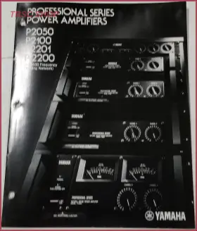P2050 YAMAHA Power Amplifiers Brochure
