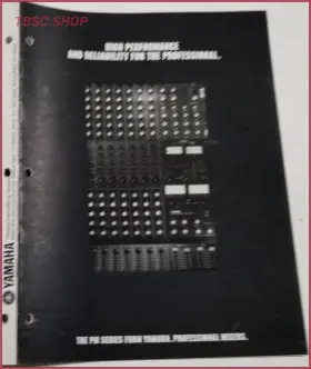 PM700 YAMAHA Mixing Console Brochure