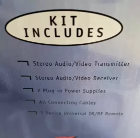 ZEV-215 ZENITH Wireless Stereo Audio Video Sender Nos Remote #2