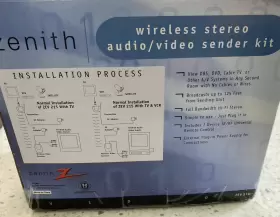 ZEV-215 ZENITH Wireless Stereo Audio Video Sender Nos Remote #3