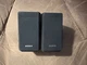Pair of Two SONY SS-MSP2 Surround Sound Speakers Black Tested Working