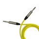 1 FT  MOGAMI YELLOW TRS CABLE NEUTRIK  1/4" CONNECTORS 2549 NP3X PATCH