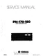 Service manual for Yamaha PM-170, PM-180