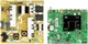 Samsung UN65NU7100FXZA UN65NU710DFXZA Complete LED TV Repair Parts Kit (Version