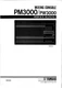 Service manual for Yamaha PM-3000, PW-3000