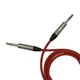 1 FT  MOGAMI RED TRS CABLE NEUTRIK  1/4" CONNECTORS 2549 NP3X PATCH