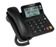 AT&T CL2940 Corded Phone with Speakerphone Extra-Large Tilt Display Black