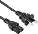2-Prong AC in Power Cord Compatible with RCA DRC8312NC DVD Recorder