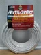 Trisonic 50 Ft. White Molded RG-59U Coaxial Cable with Gold Plated F Connectors