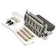 Musiclily Pro 10.5mm Tremolo Unit 2-Point Support Type Tremolo Bridge Steel Sadd