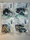 Qty 4 Pcs OF NEW NEUTRIK  NC3MRX-B Cable End Rx Series 5 Gold Pin Males