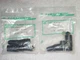 2x Neutrik NC3XX-B 3 Pin Male + Female XLR Cable Connector Black GOLD Contacts