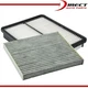 COMBO CARBON CABIN & AIR FILTER FOR KIA OPTIMA HYBRID 2.4L ENGINE 2014