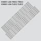 LED strips For Philips  V580H1-LD6-TLDC2 V580H1-LD6-TLDC3 58PFL4609 F758PFL4909