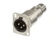 Neutrik NA3MDF XLR Male to Female Panel Mount Pass / Feed Through Adapter