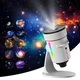 Galaxy Projector，Upgraded 4K HD Star Projector Lens, 10 Realistic Nebula Scen...
