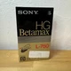 Sony Betamax Tape HG L-750 L-750BTHG Blank Sealed New Vintage