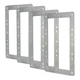 4 Pack Penn Elcom H1070/BP Steel Backplate for Large Steel P.A. Cabinet Handle