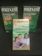 Maxell Video Cassette Standard Grade VHS T-160 8 Hours 2 with Fuji 6 Hour Sealed
