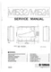 Service Manual Guide For Yamaha M-1524, M-1532