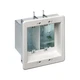 Arlington Industries TVBS505-1 TVBS505 Recessed Outlet Wall Plate Kit, 2-Gang,
