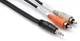 Hosa CMR-215 Stereo Breakout 3.5 MM TRS to Dual RCA 15 Ft [New ]