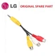LG  (EAD61273166) Adapter To Convert 3.5mm A/V Cable To RCA Composite (2-PACK)