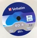 Verbatim Blank Blu-ray BD-R 25GB ~ 19-Discs ~ 1-6x ​​Inkjet Printable NEW
