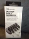 SOUNDLOGIC ITEK DESKTOP CABLE ORGANIZER WITH 5 DIVIDERS - BLACK - NEW IN PACKAGE