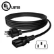 UL 6ft AC Power Cord For Samsung LN26B360C5D LN26B360C5DXZA LN32B360C5D LED TV