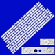 10Pcs LED Strips For Philips 58PFL4609/F7 58PFL4909/F7 DP58D33 P58D33-00 DP58D34