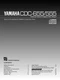 Operating Instructions For Yamaha CDC-555, CDC-655