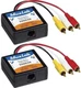 MuxLab 500039 Stereo Hi-Fi Video Balun Male, (2-Pack) *NEW*