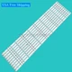 LED Backlight bars For Vizio E60-E3 LFTRVUCT SVG600A30_Rev00 SVG600A25_Rev01