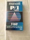 Maxell T-160 PROFESSIONAL-VIDEO TAPE 160 MIN 1PK VHS NEW