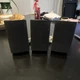 LG S54S1-S Surround Satellite Speakers Set of 3 Wired Black Rectangular 4 Ohms