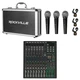 Mackie ProFX12v3+ 12-Channel Enhanced Effects Mixer w/USB+(3) Mics ProFX12 v3+