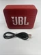 JBL Go 2 Bluetooth Waterproof Portable Speaker Red w/ Micro usb Cable Tested