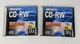 2 MEMOREX CD-RW 2 Pack 12X 700MB 80 Min Compact Discs NEW 